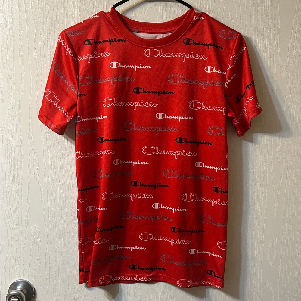 Champion Kids Red Logo Tee